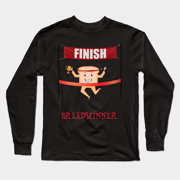 Breadwinner Long Sleeve T-Shirt by ForbiddenFigLeaf